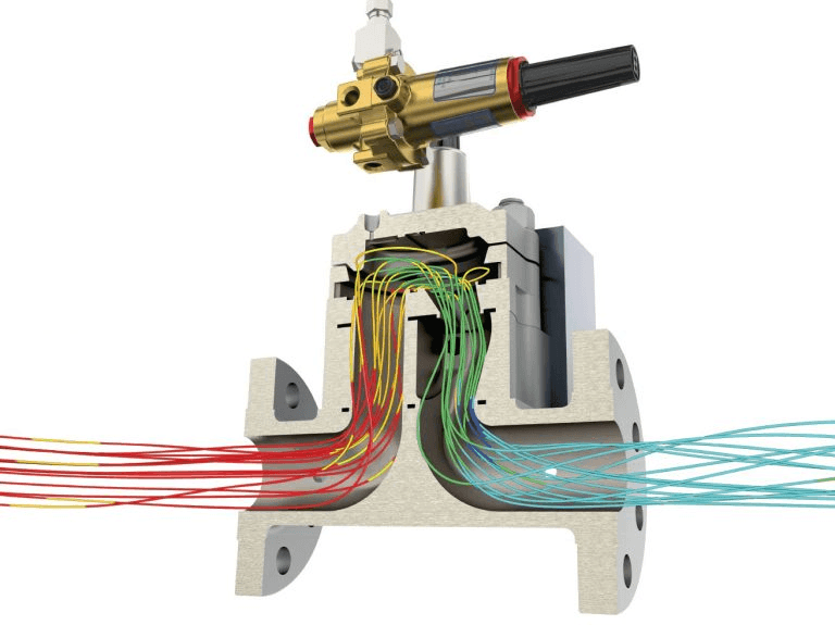 Simulation thermique et fluidique d’une vanne industrielle